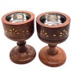 2 Indian Incense Burners