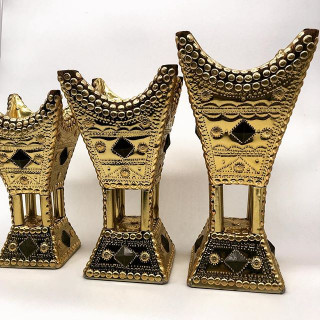 Hand-Carved Hail Incense Burners